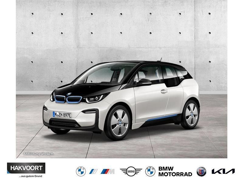 Capparisweiss mit akzent bmw i blau Gebraucht 2022 BMW i3 Basis Kleinwagen | 19.970 € (Guter Preis) - Bild 1/3