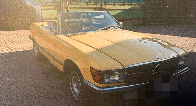 Gebraucht Mercedes SL350 200 PS (147 kW) 1973 Gelb Cabrio