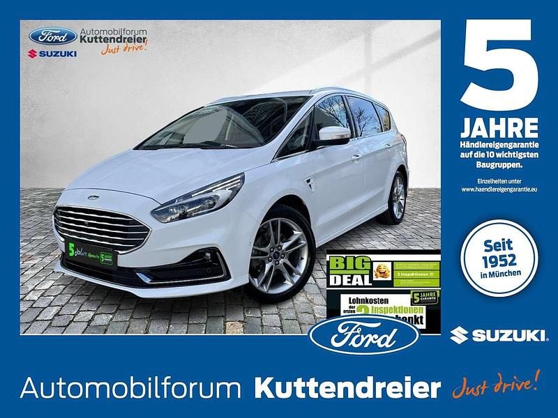 Frostweiß Gebraucht 2022 Ford S-MAX Titanium Van / Kleinbus | 31.680 € (Guter Preis) - Bild 1/3