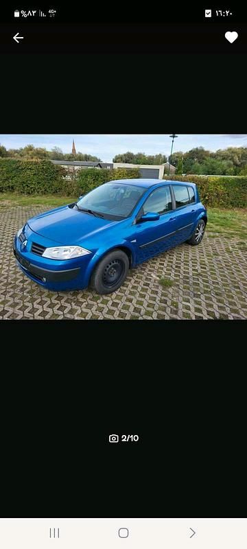 Gebraucht Renault Mégane II 112 PS (82 kW) 2004 Blau Kleinwagen