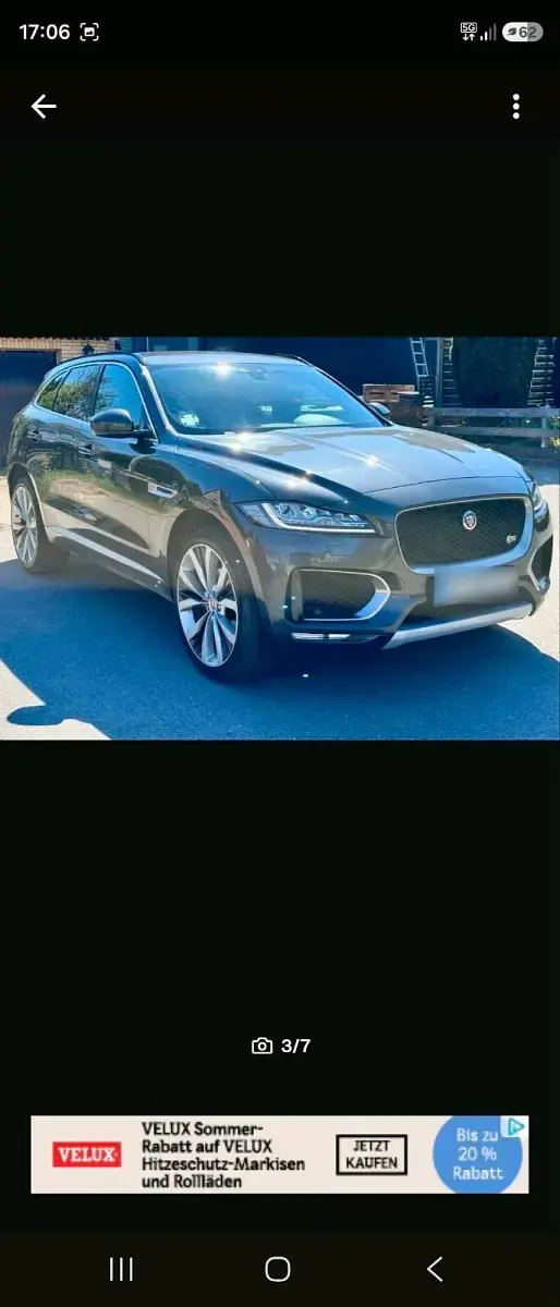 Gebraucht Jaguar F-Pace First Edition 300 PS (220 kW) 2016 Grau SUV