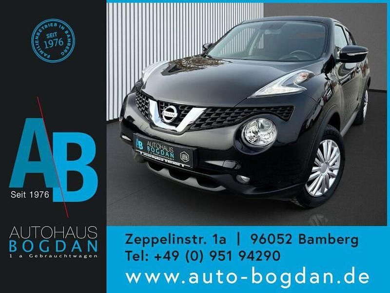 Garnet black (m) (schwarz) Gebraucht 2016 Nissan Juke Acenta SUV | 9.490 € (Etwas zu teuer) - Bild 1/4