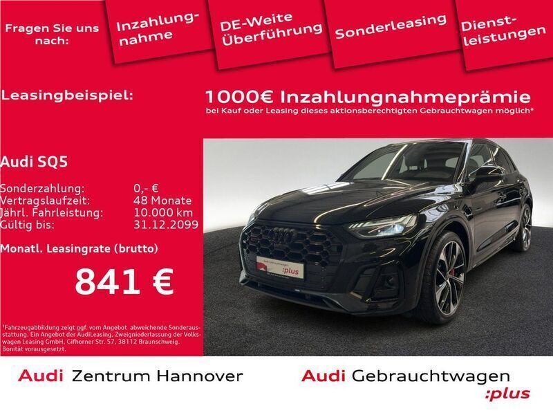 Mythosschwarz metallic Gebraucht 2023 Audi SQ5 Ambiente SUV | 62.990 € (Fairer Preis) - Bild 1/4