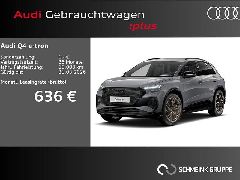 Grau Gebraucht 2025 Audi Q4 e-tron S-Line SUV | 50.980 € (Teuer) - Bild 1/3