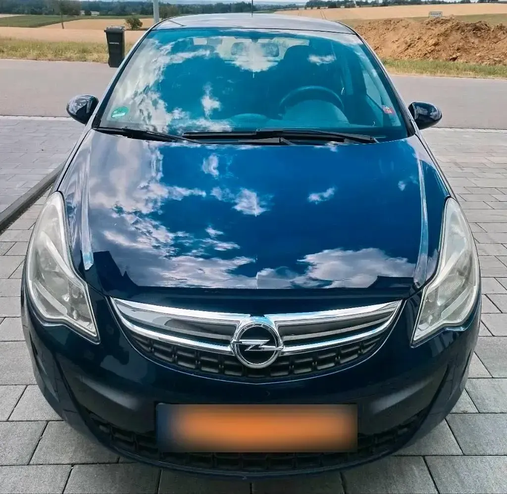 Gebraucht Opel Corsa 101 PS (74 kW) 2011 Blau Kleinwagen