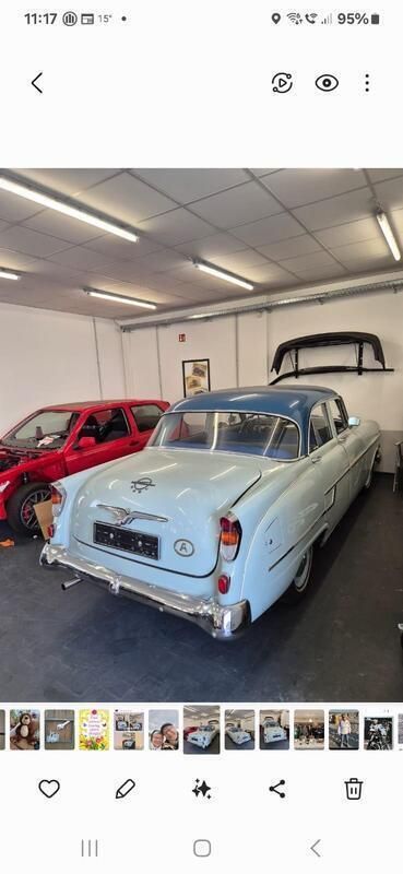 Blau Gebraucht 1956 Opel Kapitän Limousine | 22.500 € - Bild 1/3