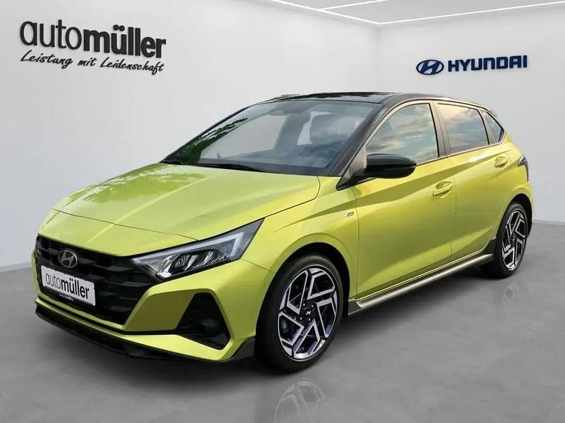 Lucid lime/ phantom black / met Neu 2025 Hyundai i20 N Line Kleinwagen | 26.488 € (Fairer Preis) - Bild 1/1