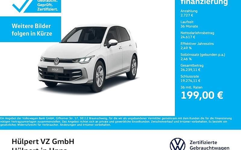 Weiß Gebraucht 2025 VW Golf Life Limousine | 27.344 € (Fairer Preis) - Bild 1/4