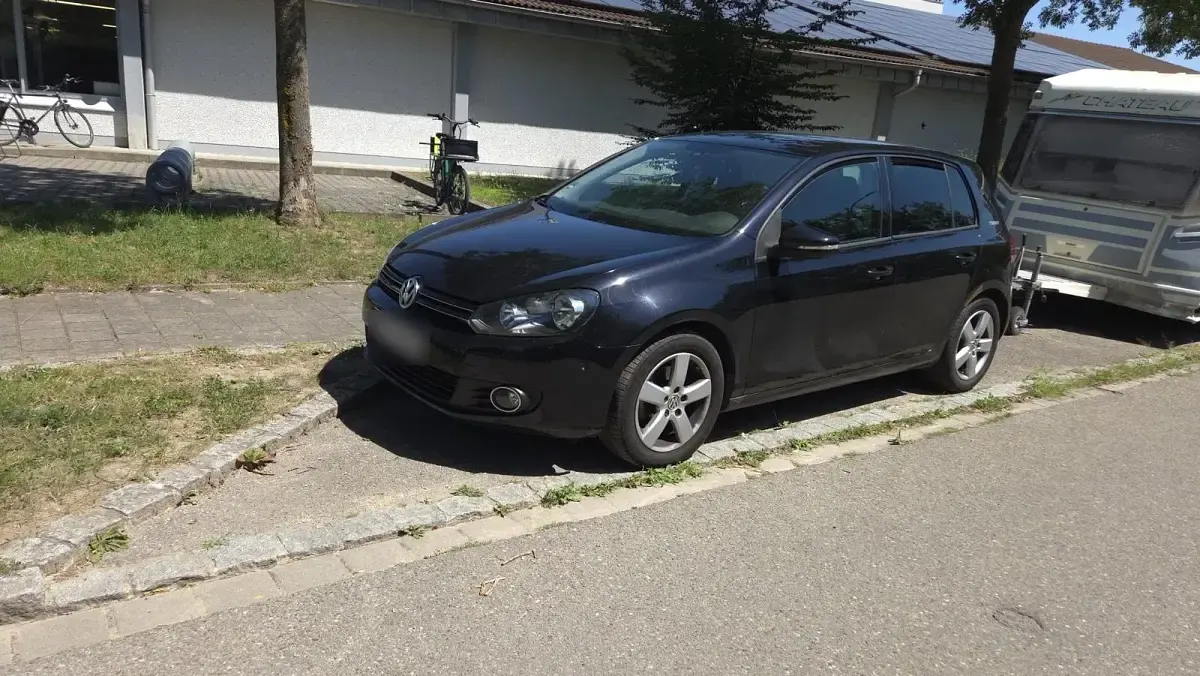 Gebraucht VW Golf VI Team 2010 Schwarz Kleinwagen