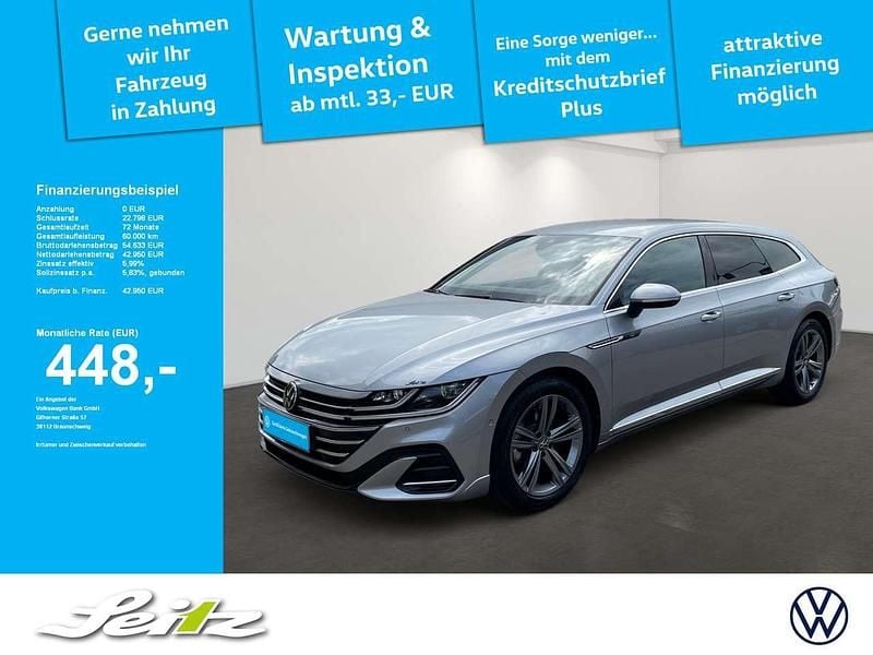 Pyritsilber metallic Gebraucht 2024 VW Arteon R-line Kombi | 42.950 € (Fairer Preis) - Bild 1/3