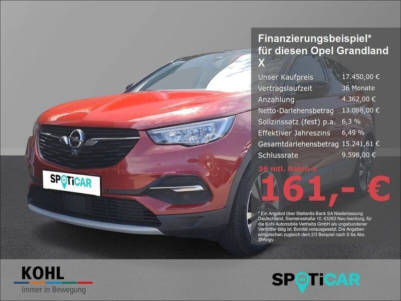 Rot Gebraucht 2021 Opel Grandland X Elegance SUV | 17.650 € (Guter Preis) - Bild 1/4