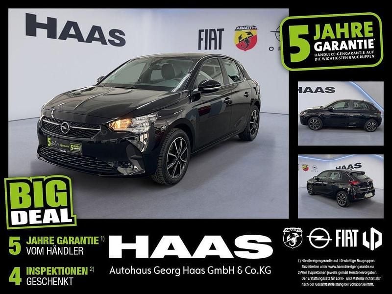 Diamant schwarz/karbon schwarz Gebraucht 2022 Opel Corsa Edition Kleinwagen | 12.480 € (Guter Preis) - Bild 1/4