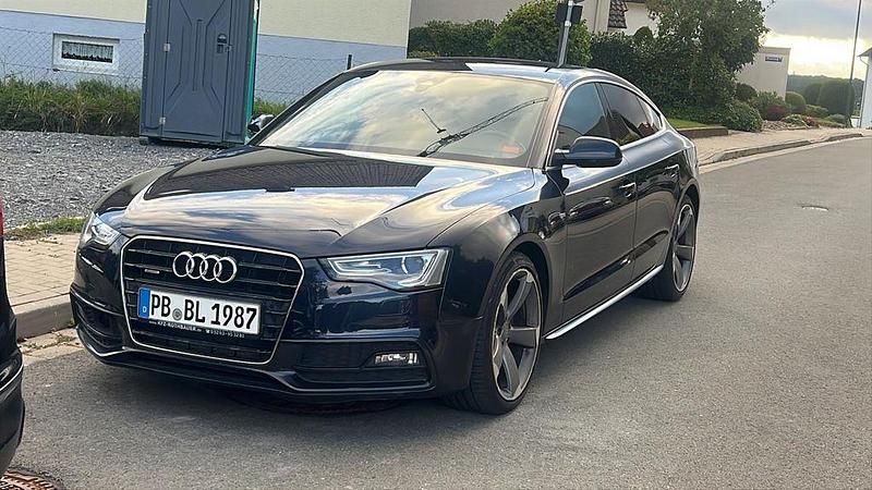 Schwarz Gebraucht 2014 Audi A5 Sportback Sport Limousine | 10.450 € (Guter Preis) - Bild 1/4