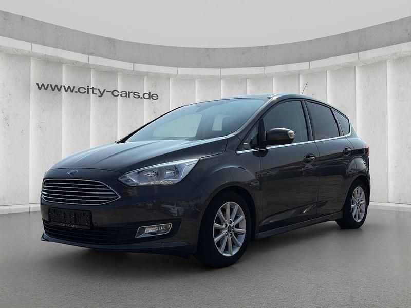 Grau Gebraucht 2017 Ford C-MAX Titanium Van / Kleinbus | 7.490 € (Superpreis) - Bild 1/4