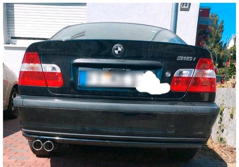 Usado BMW 316 105 HP (77 kW) 2000 Preto Sedan