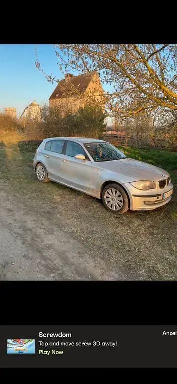 Używany BMW 116 122 KM (89 kW) 2008 Srebrny Hatchback