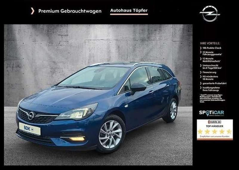 Blau Gebraucht 2021 Opel Astra Elegance Kombi | 12.950 € (Etwas zu teuer) - Bild 1/1