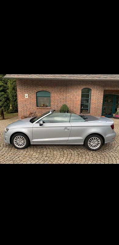 Silber Gebraucht 2014 Audi A3 Cabriolet Cabrio | 10.700 € (Guter Preis) - Bild 1/4
