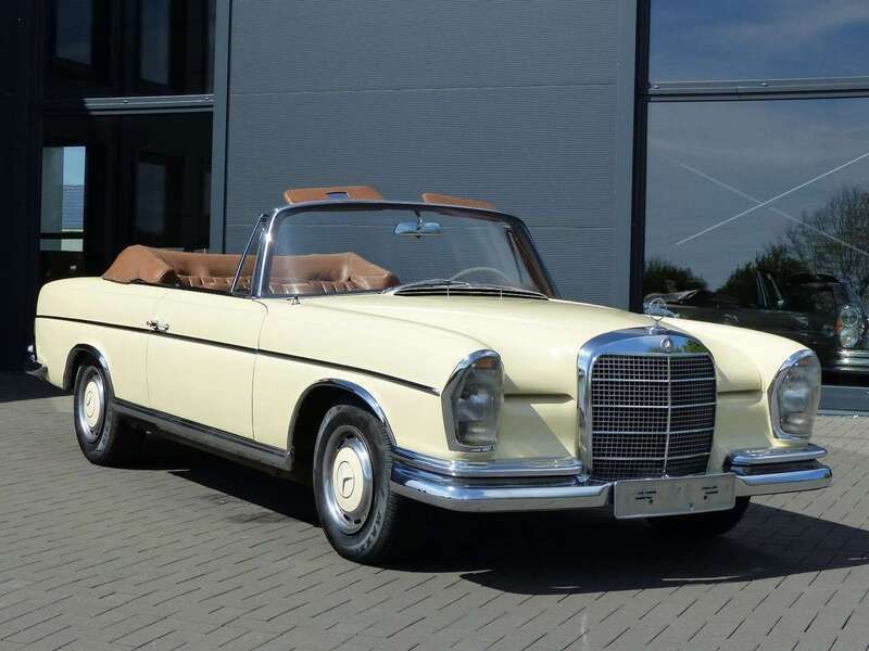 Elfenbein Gebraucht 1966 Mercedes 250 SE Cabrio | 96.500 € - Bild 1/4