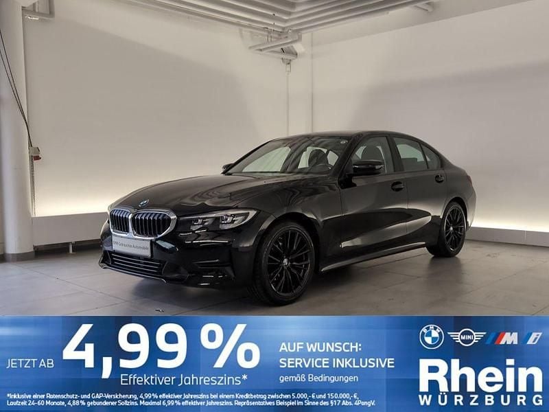 Schwarz Gebraucht 2022 BMW 318 Limousine | 26.880 € (Fairer Preis) - Bild 1/4