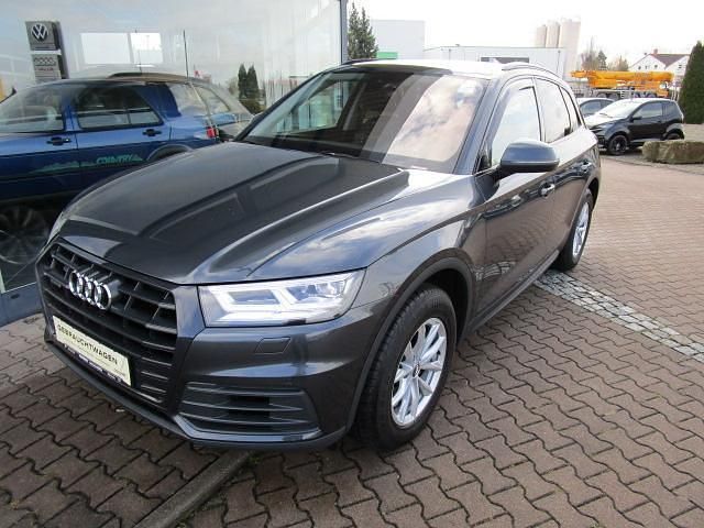 Manhattangrau metallic (metallic) Gebraucht 2018 Audi Q5 Comfort SUV | 26.950 € (Fairer Preis) - Bild 1/4