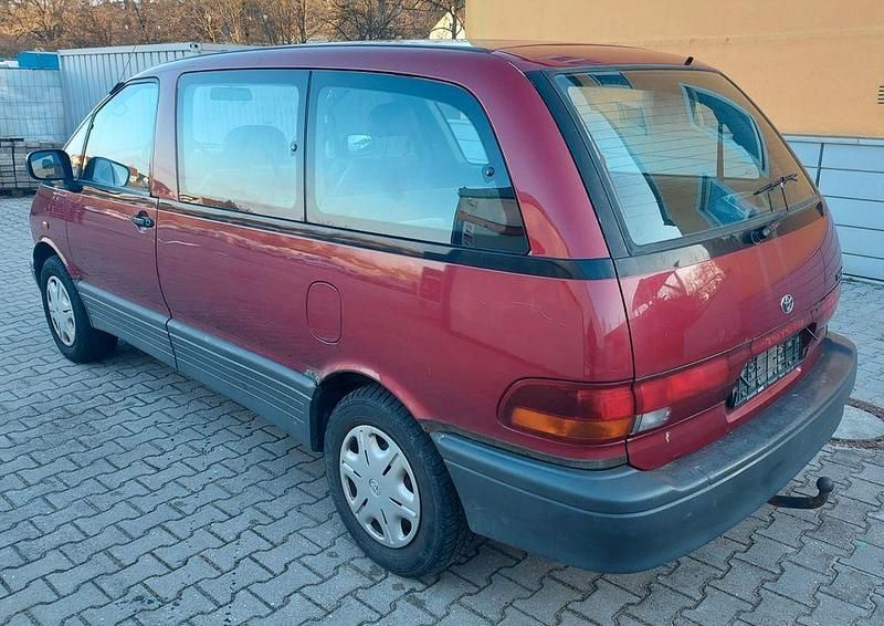 Gebraucht Toyota Previa 132 PS (97 kW) 1997 Rot Van / Kleinbus