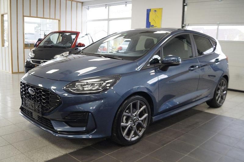 Blau Gebraucht 2023 Ford Fiesta ST-Line Kleinwagen | 20.500 € (Fairer Preis) - Bild 1/4