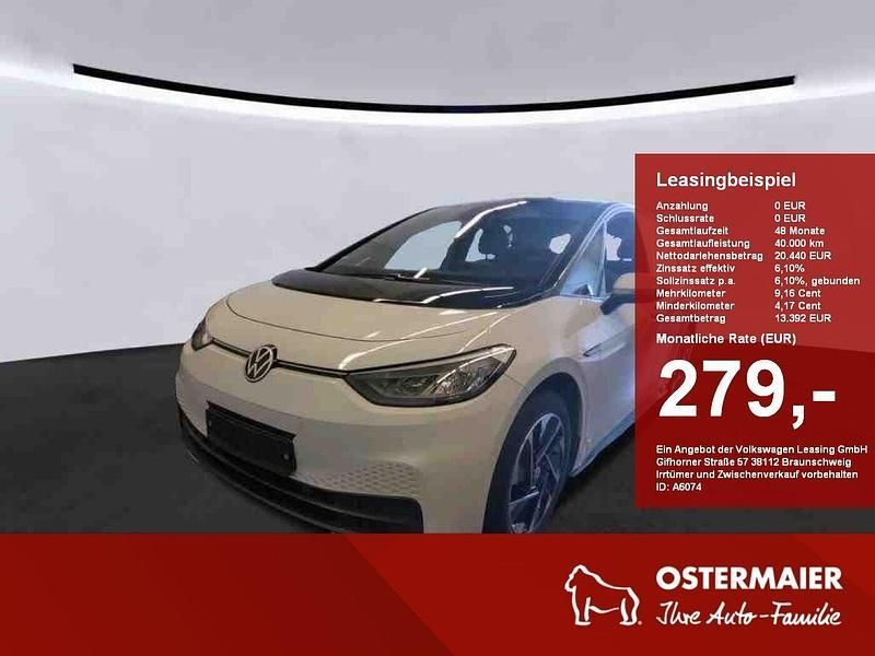Schwarz Gebraucht 2021 VW ID.3 Pro Kleinwagen | 19.430 € (Fairer Preis) - Bild 1/4