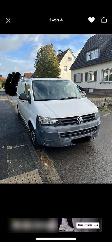 Weiß Gebraucht 2013 VW T5 Van | 10.500 € - Bild 1/4