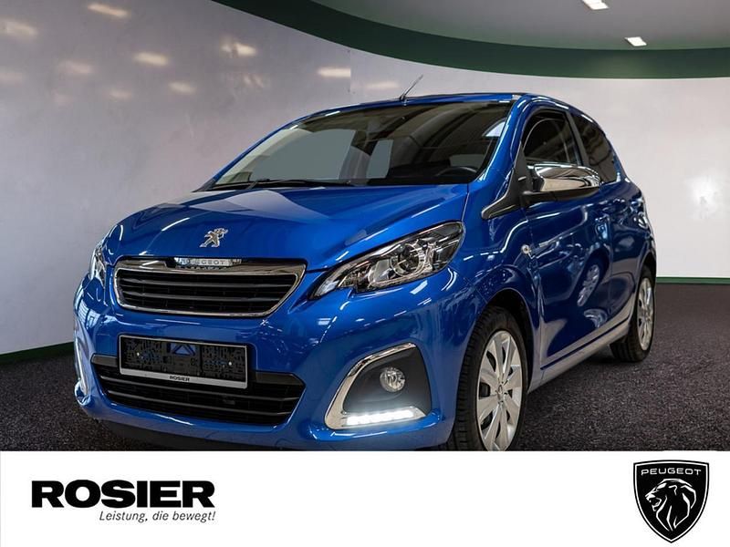 Blau Gebraucht 2021 Peugeot 108 Kleinwagen | 10.979 € (Fairer Preis) - Bild 1/1