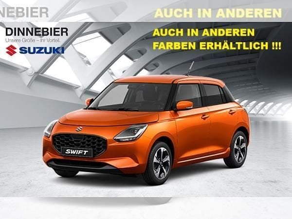 Orange (flame orange pearl metallic) Gebraucht 2025 Suzuki Swift Comfort+ Kleinwagen | 16.100 € (Guter Preis) - Bild 1/4