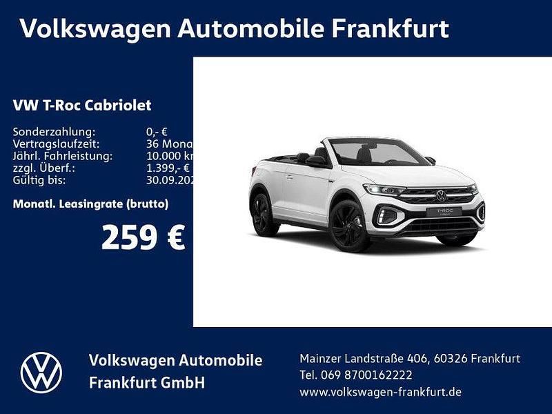 Weiß Neu 2025 VW T-Roc Cabriolet R-line Cabrio | 39.980 € (Superpreis) - Bild 1/4