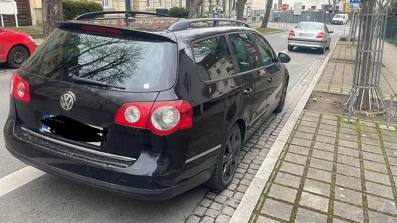 Usata VW Passat 140 CV (102 kW) 2008 Nero Station wagon