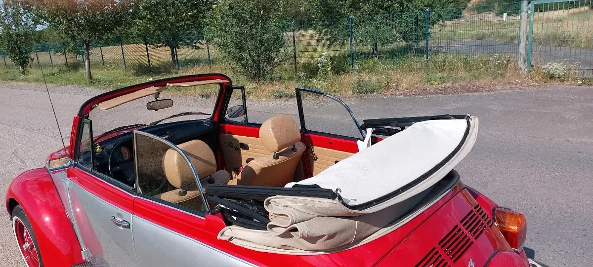 Gebraucht VW Käfer Karmann 51 PS (37 kW) 1976 Rot Cabrio