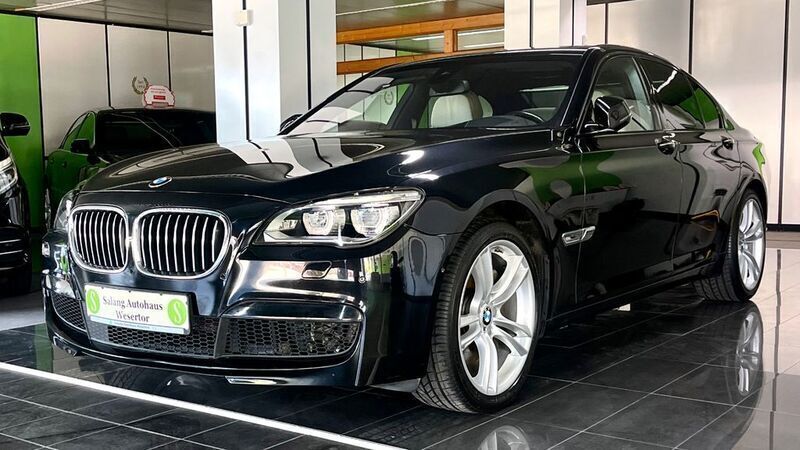 Schwarz Gebraucht 2014 BMW 750 M Sport Limousine | 24.490 € (Teuer) - Bild 1/4