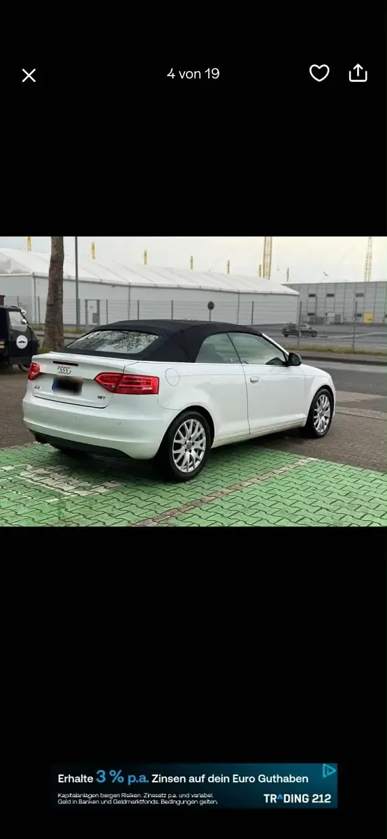 Gebraucht Audi A3 Cabriolet 160 PS (117 kW) 2008 Cabrio
