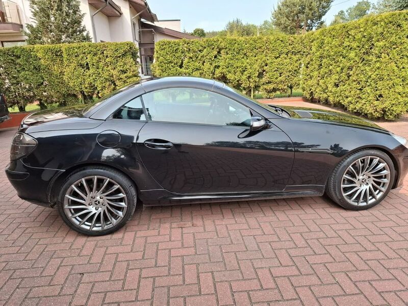 Schwarz Gebraucht 2008 Mercedes SLK280 Cabrio | 9.999 € (Guter Preis) - Bild 1/4