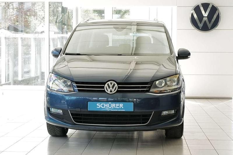 Gebraucht VW Sharan Ocean 150 PS (110 kW) 2016 Hudson bay blue metallic Van / Kleinbus