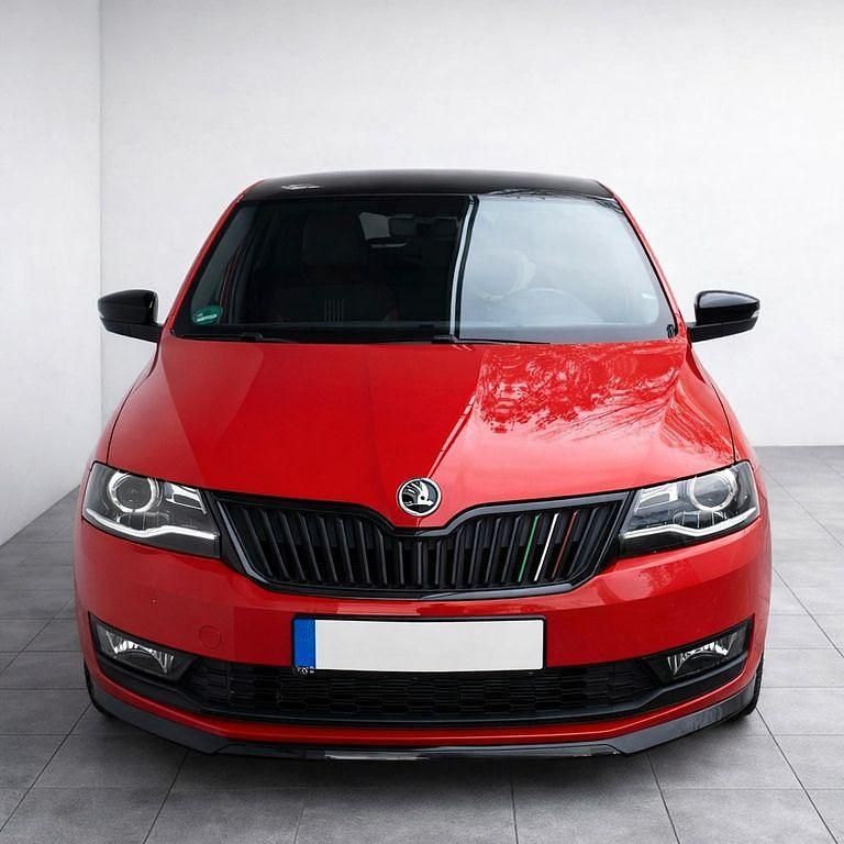 Gebraucht Skoda Rapid Monte Carlo 125 PS (91 kW) 2017 Rot Kombi