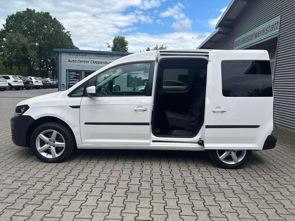 Gebraucht VW Caddy Trendline 125 PS (91 kW) 2018 Candyweiss Van / Kleinbus