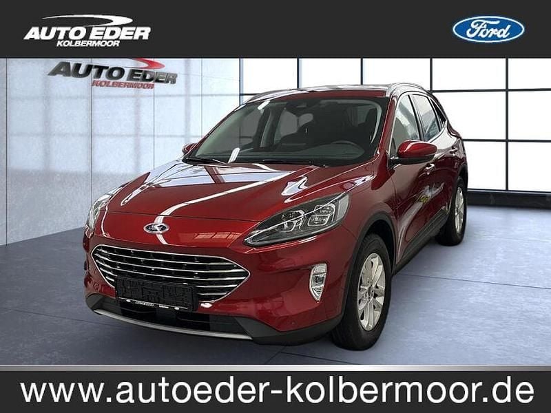 Lucidrot (metallic) Gebraucht 2021 Ford Kuga Titanium X SUV | 24.490 € (Fairer Preis) - Bild 1/4