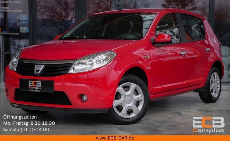 Rot Gebraucht 2010 Dacia Sandero Lauréate Kleinwagen | 2.890 € (Fairer Preis) - Bild 1/4