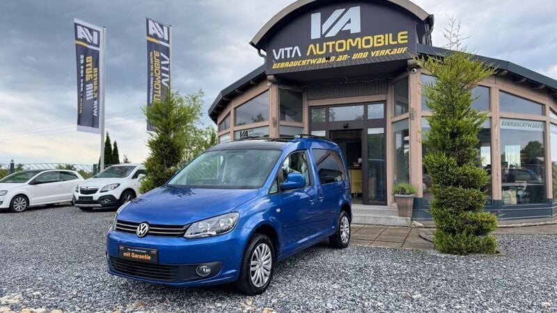Blau Gebraucht 2014 VW Caddy Edition Van / Kleinbus | 10.999 € (Teuer) - Bild 1/4