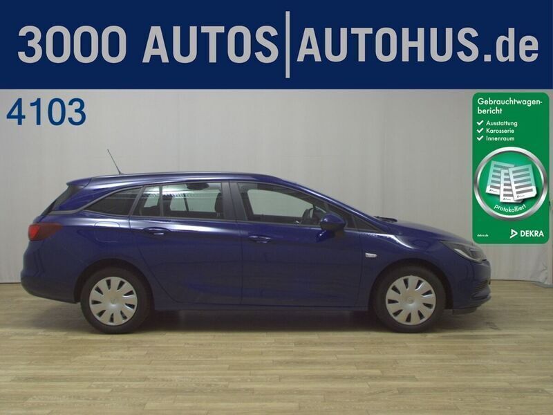 Blau Gebraucht 2019 Opel Astra Business Kombi | 6.380 € (Superpreis) - Bild 1/4