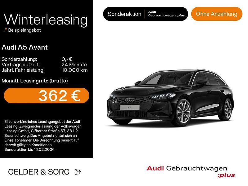 Mythosschwarz metallic Gebraucht 2025 Audi A5 Sport Kombi | 47.780 € (Superpreis) - Bild 1/1