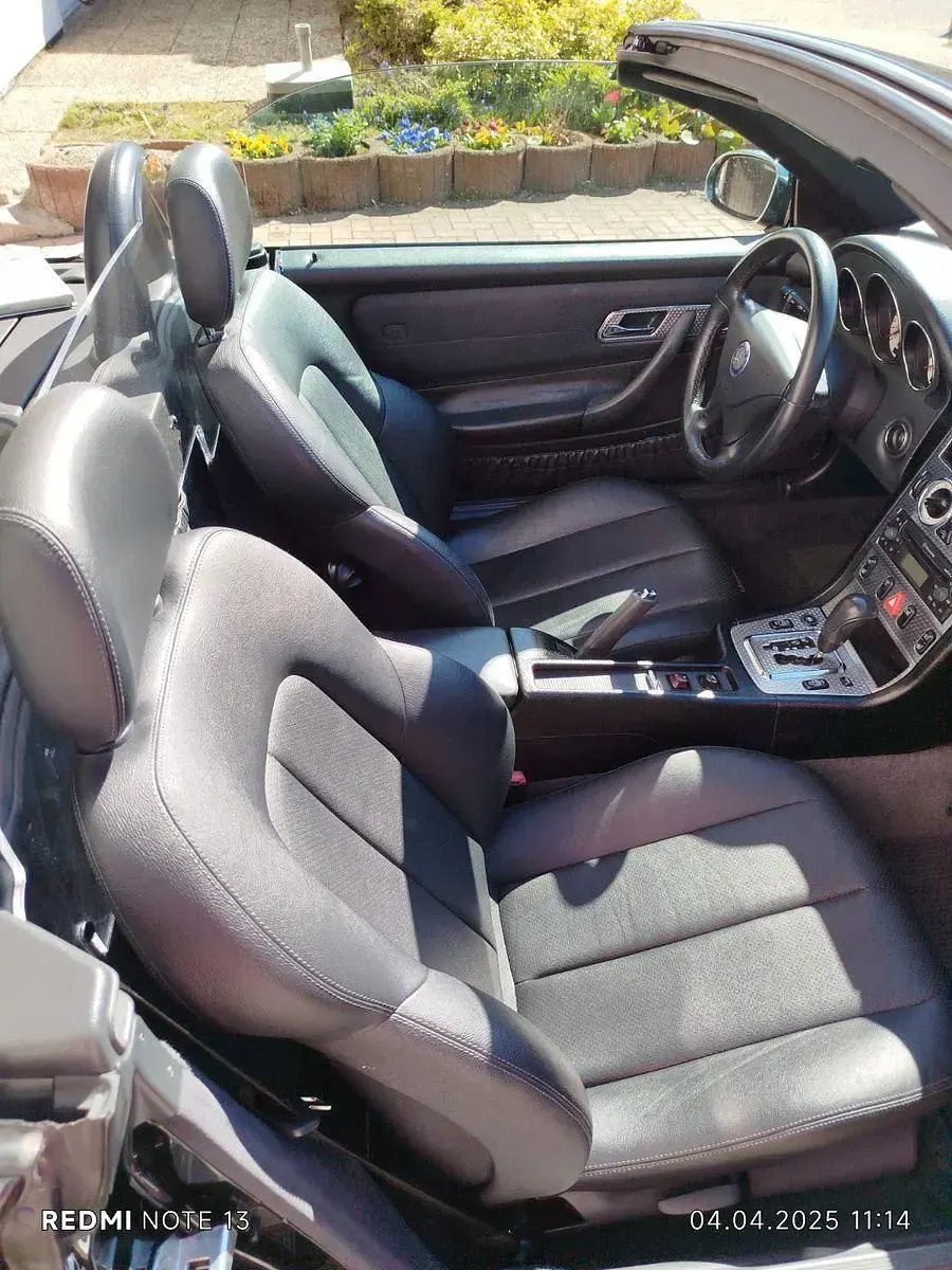 Gebraucht Mercedes SLK200 163 PS (119 kW) 2001 Schwarz Cabrio