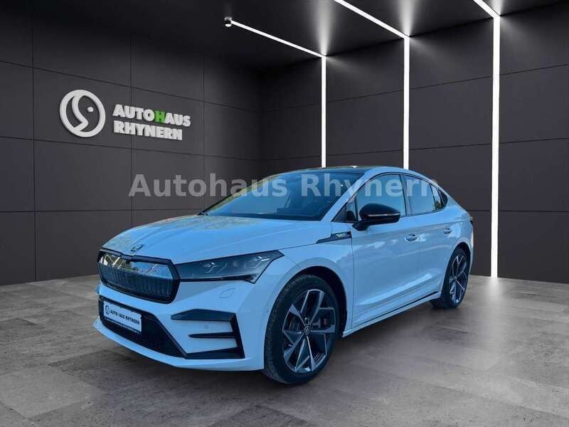 Weiß Gebraucht 2022 Skoda Enyaq iV RS SUV | 39.890 € (Superpreis) - Bild 1/4