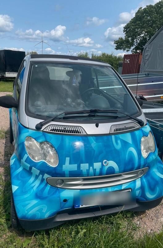 Blau Gebraucht 2004 Smart ForTwo Cabrio Cabrio | 1.800 € (Guter Preis) - Bild 1/4