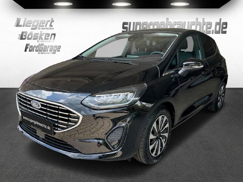 Schwarz Gebraucht 2023 Ford Fiesta Titanium Kleinwagen | 21.990 € (Fairer Preis) - Bild 1/4