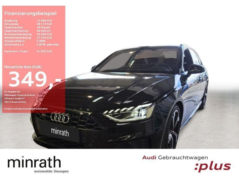 Mythosschwarz metallic Gebraucht 2022 Audi S4 Ambiente Kombi | 51.820 € (Teuer) - Bild 1/4